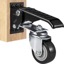 Workbench Caster Wheels, 165 lbs Load