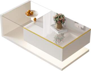 100 cm Long Coffee Table, High