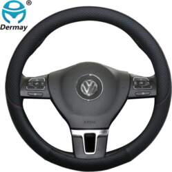 100% DERMAY zīmola ādas auto stūres