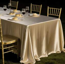 2026 Rectangle Tablecloth Satin Table Cloth