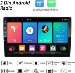 2 Din Android 10 collu automašīnas