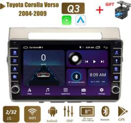 2 Din Android automašīnas radio multivides