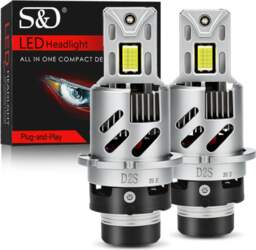 2 gab. 60000 lm D2S LED