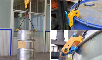 2 Hooks Barrel Chain Drum Lifter