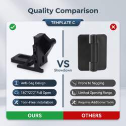 3D Printer Door Hinge Kit Replacement