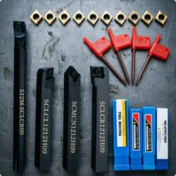4 Pieces Carbide Insert Holder Set