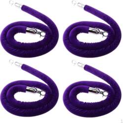 4 Stanchion Queue Rope with Hooks