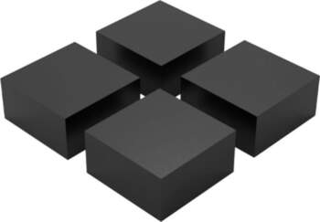 4pack Thick Rubber Anti Vibration Pad
