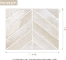 5/10pcs 3D Peel & Stick Ceramic