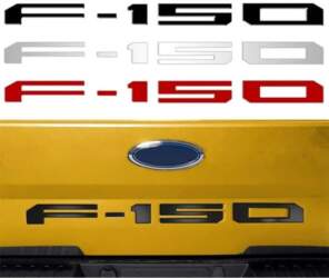 Adhesive F150 Tailgate Insert Overlay Letters