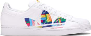 Adidas Superstar `Pride` (Unisex) Cloud White