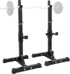 Adjustable Squat Barbell Rack Stand, Bench