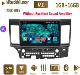 Android automašīnas radio priekš Mitsubishi Lancer