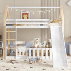 Bunk Bed, Children`s Bed, with Fun