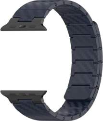 Carbon Fiber Strap+PC Case For Apple