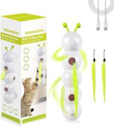 Caterpillar Interactive Cat Toy Motion Activated