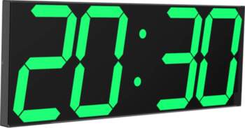 CHKOSDA Digital LED Wall Clock, 18-inch