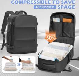 Clothing Storage Bag Vacuum Compression Backpack