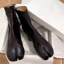 Cowhide version 2 new leather split-toed