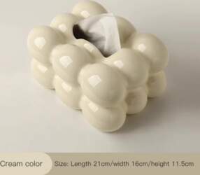 Creative Ceramic Egg-shaped Tissue Box Living