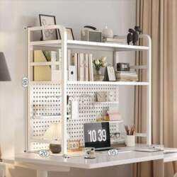 Creative Metal Tabletop Shelving Multi-layer Hole