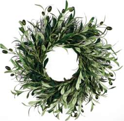 Diameter 50CM Simulation Olive Wreath Olive