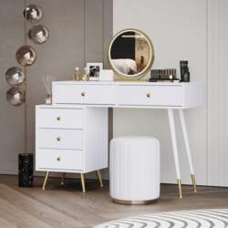 Dressing Table with LED Lighting and