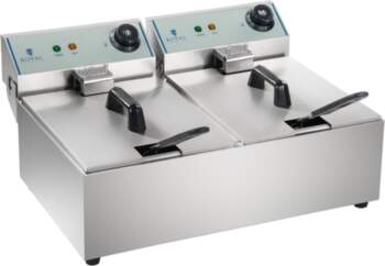 Dual Electric Deep Fryer 2x5 L