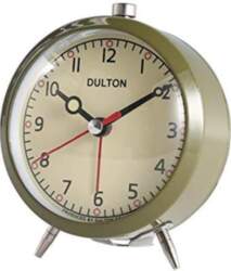 Dulton Alarm Clock Olive A charming