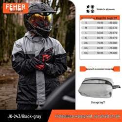 FEHER Waterproof Windproof Split Motorcycle Rain