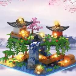 Flowers Tree House Mini Building Blocks