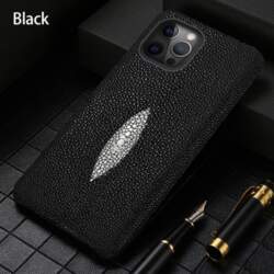 Genuine Stingray Leather Phone Case for