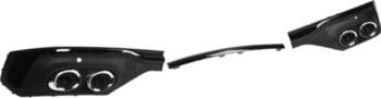 Glossy Black Rear Bumper Exhaust Diffuser