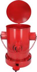 Hydrant Trash Can Decorative Retro Industrial