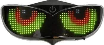 LED Devil Eye Warning Light Helmet