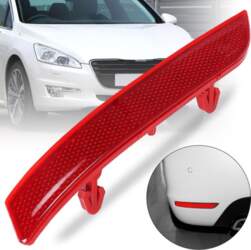 Left Right Auto Rear Bumper Reflector