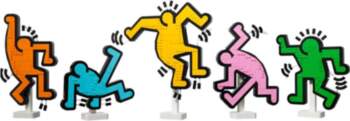 Lego Keith Haring Dancing Figures ONE