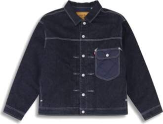Levis Reversible Quilted Denim Jacket Men