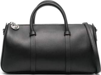 Longchamp Front Concave Embossed Logo Leather
