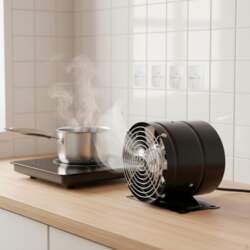 Mini Kitchen Smoke Extractor EasyMount Installation