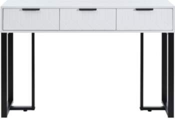 Modern Console Table with Drawers, Golden