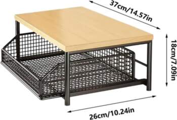 Modern kitchen microwave rack storage rack