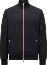 Moncler Logo Zip Collar Long Sleeve