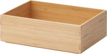 MUJI Overlapping Bamboo Rectangular Box Storage