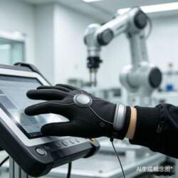 Multi-Point Force Sensing Glove Robotics Training