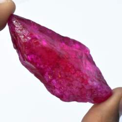 Natural Pink Ruby Loose Gemstone Uncut