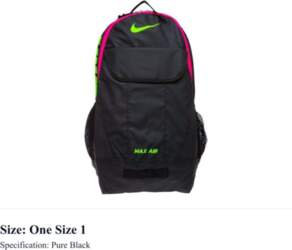 Nike Adjustable Strap Polyester Backpack Large