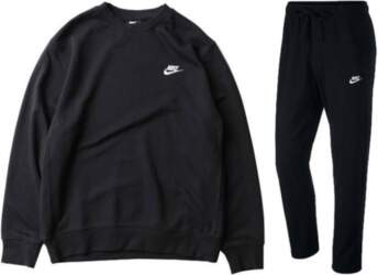 Nike Solid Color Logo Round Neck