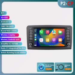 Ossuret 2Din Android 13 Auto Radio
