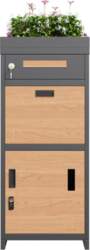 Parcel Mailbox, Equipped with a Combination